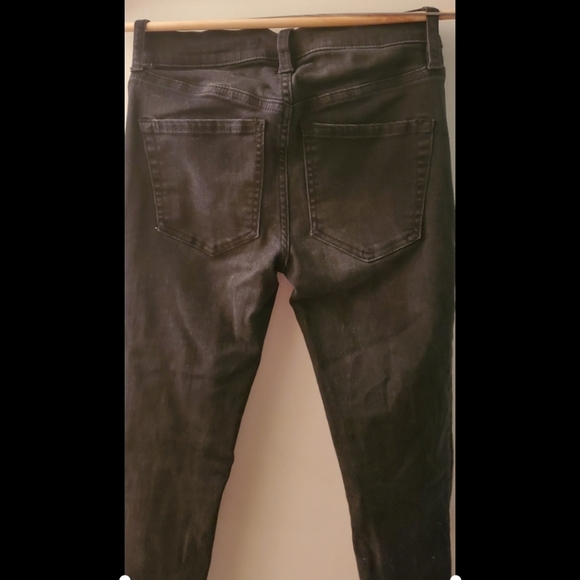 Free People High Waisted Ripped Skinny Jeans - Picture 6 of 8